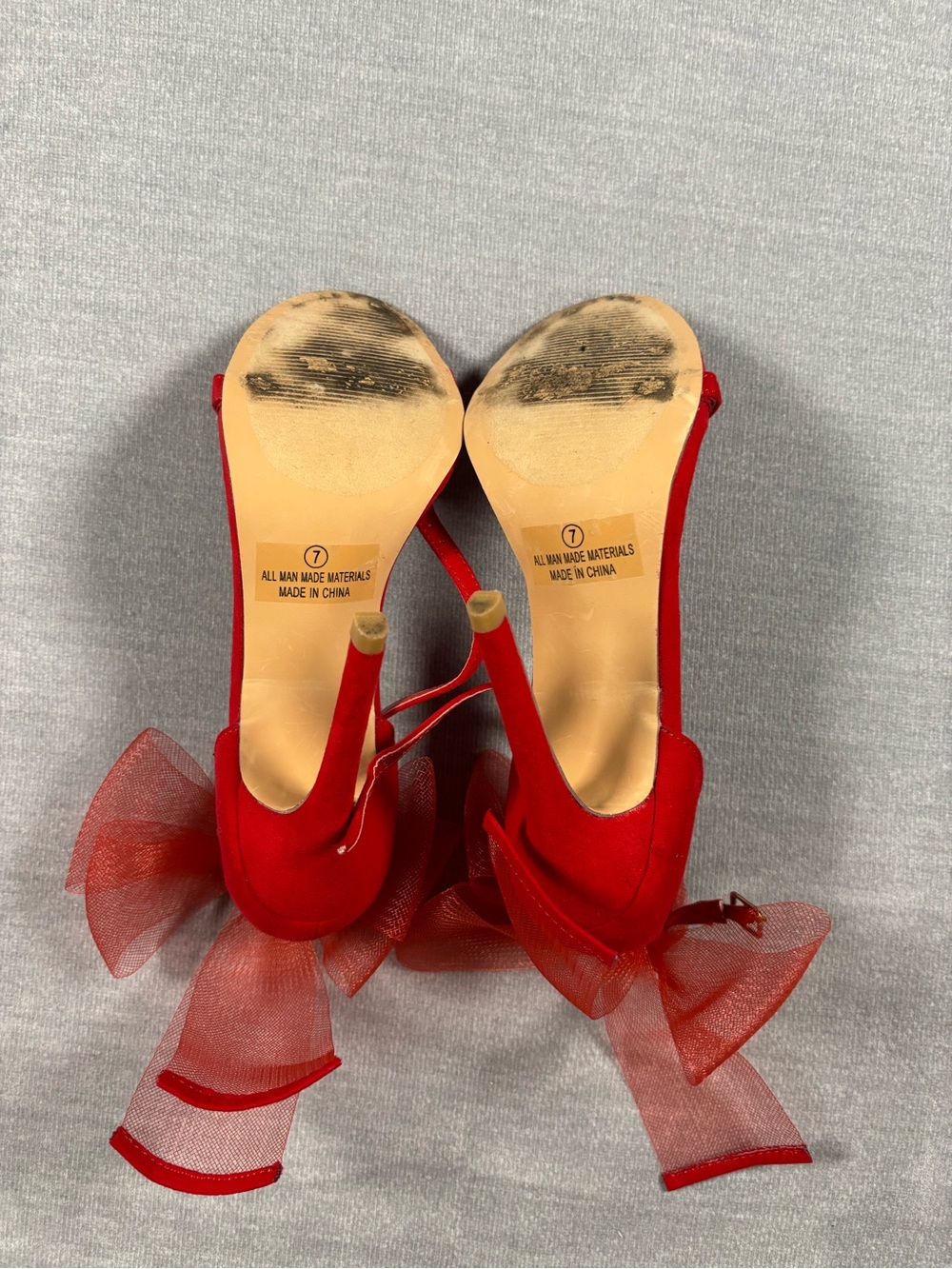 Red bow high heels #highheels - Picture 4 of 6